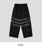 Wanted Lettering Sweatpants