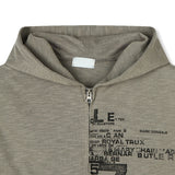 Seventh Lettering Hooded Zip-Up Vest