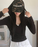 Aren Hood Wrap Long Sleeve T-Shirt