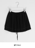 Mokan Lace Tiered Layered Mini Skirt