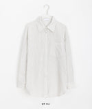 Rakyo Stripe Collar Over Shirt