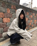 Zefu Pigment Washing Hooded Jacket