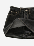 Mono Stitch Denim Mini