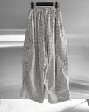 Utility Check Cargo Balloon Pants