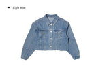 Wed Denim Crop Damage Jacket