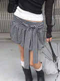 Walkin Stripe Balloon Ribbon Mini Skirt