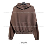 Belina pigment semi-crop hoodie