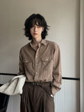 Caroon Two Pocket Check Shirt