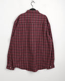 [UNISEX] Dickz Vintage Check Brushed Long Sleeve Shirt