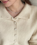 Kebl Collar Knit Cardigan