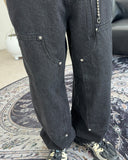 Divan Carpenter Black Denim Pants