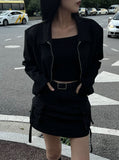 Suede Crop Jacket