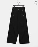 Jeube Rivet Cut Wide Pants