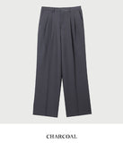 Comfort two-tuck wide slacks