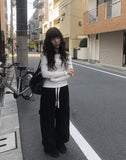 Dove Off-Shoulder Long Sleeve Knit