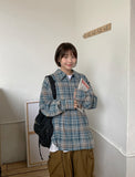 Bamine Check Shirt Jacket