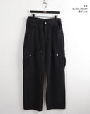 Jackter Vintage Cargo String Wide Denim Pants