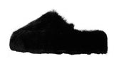 Camming fur slippers