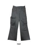 Diagonal cargo pants