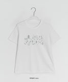 [BAONHAUS] Podenne Printed Crop Short Sleeve Tee