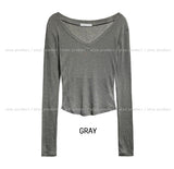 Lynch deep V layered long sleeve