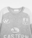 [unisex] Kaloff Sporty Lettering Over Knit