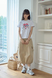 Cherry Bestie Crop Short Sleeve Tee
