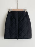 Sophien Quilting Padding Mini Skirt