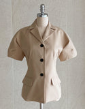 Kane Puff Collar Short Sleeve Jacket