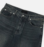 Desub washed wide denim pants
