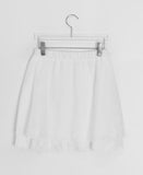 Randoy Lace Layered Mini Skirt