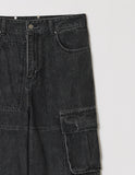 ADDED POCKET DENIM PANTS