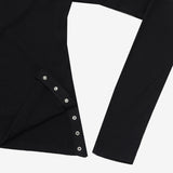 Gency Unbalanced Crop Off Shoulder