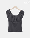 Epon Off-shoulder Short-sleeve T-shirt