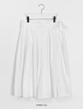 Beden pleated nylon wrap skirt