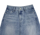 CUT-OFF MIDI DENIM SK