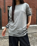 Kimi Stripe Reversible Layered Long Sleeveless