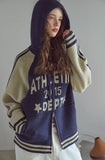 [2-WAY] Athletic Hood Knit Zip-Up