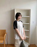 [BAONHAUS] Marcel Raglan Color Matching Short Sleeve Tee