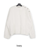 Rendi Wool Hair Button Knit