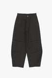 Senj over parachute snap denim pants