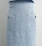 Laurent Tweed H-Line Long One Piece