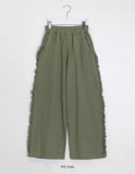 Serimo Frill Banding Wide Pants