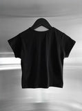 Center Shirred Round Crop Top
