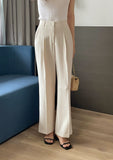 Hien Pin Tuck Span Wide Slacks