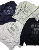 Vintage printing air force sweat shirt