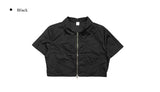 Kaza two way short sleeve shirt jacket