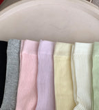 Lindell Colored Ribbed Socks