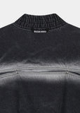 LAYER POCKET DENIM BOMBER