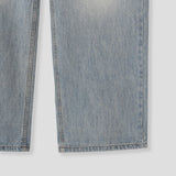 Ice Washed Wide Denim Pants